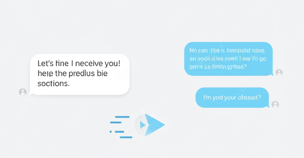 Chatbot conversation on an online messenger interface